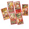 6pcs Traditional Children's Money Bag Hongbao Lucky Money Packet God of Wealth Red Pocket  Bonus