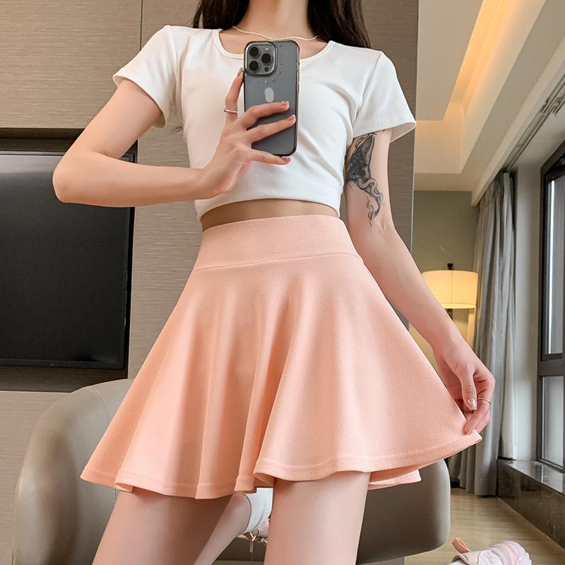 Летние женские юбки, модные сексуальные мини-эластичные плиссированные юбки-солнце для школьной формы, корейские черные теннисные юбки с высокой талией