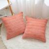 Мягкие Наволочки для Декоративных Подушек Вязание Мех Однотонный Чехол для Подушки Дивана Подушка для Талии Наволочка Защитный Чехол для Подушки Офисный Диван