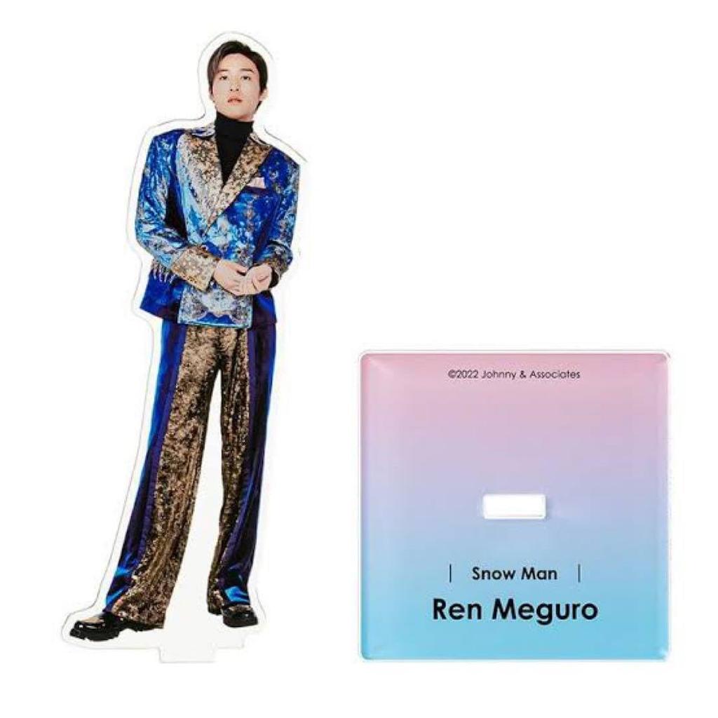 Snow Man Ren Acrylic Acrylic Stand Fest Official Merchandise [Meguro Stand] Johnny's