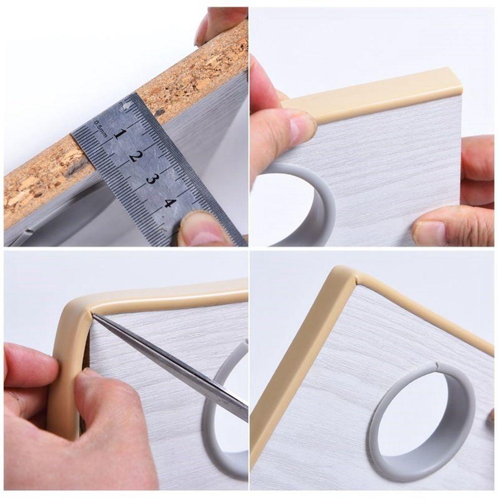 NIN Furniture Board Sealers Silicone Edge Protector Banding Tape Seal  Edge Strip Protector  Cover