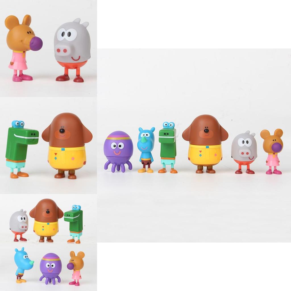 Красочная коллекция фигурок Хей Duggee Идеальный Рождественский подарок для мальчиков и девочек