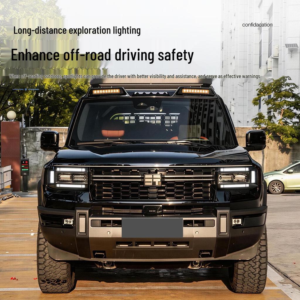 Светодиодный прожектор на крышу Jetour Zongheng G700 Спойлер для внедорожных модификаций