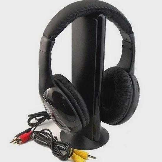 MH2001 Пять беспроводных наушников с микрофоном — высокое качество звука, мощные басы для компьютера и телевизора