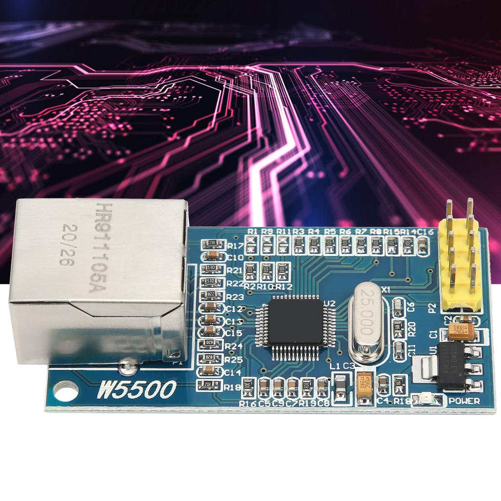 Аппаратный модуль Ethernet-сетей W5500/IP 51/STM32 для микроконтроллера с поддержкой автоматического реагирования