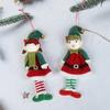 Кукла Эльф Санта Клауса Подвесные Украшения Подвески Эльф Мальчик Девочка Подвески Детский Подарок на Новогоднюю Вечеринку Украшение для Дома