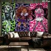 Гобелен с принтом Monster High – Настенное панно для спален, общежитий и домашнего декора