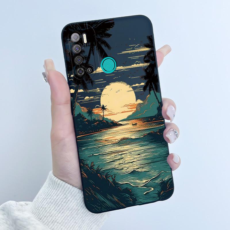 Для Tecno Pouvoir 4 Pouvoir 4 Pro LC7 LC8 Чехол Роскошный Милый Кролик с Сердечками Смешной Чехол для Телефона Черный Силиконовый Защитный Задний Чехол