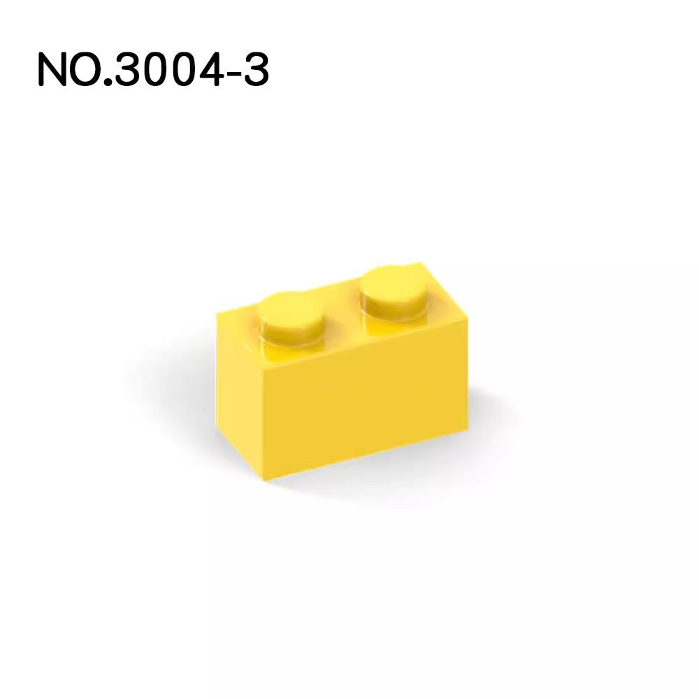20 шт. Детали MOC 3004 Кирпичик 1x2 Совместимые Кирпичики DIY Сборка Строительные Блоки Частицы Детская Головоломка Развивающая Игрушка Подарок