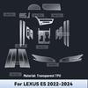 Transparent TPU For LEXUS ES   2024 Car Center Console Media Dashboard Navigation Anti-scratch Protector Interior Film