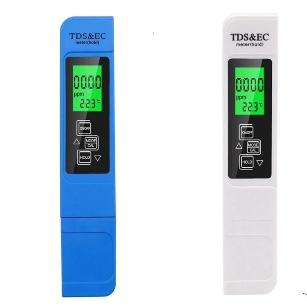 3-in-1 Water Tester Digital Display PPM Meter High Accuracy Water Quality Tester Aquariums