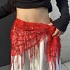 Jazz Dance Belly Dance Belt Tassels Dancer Skirt Fashion Hip Scarf  for Women