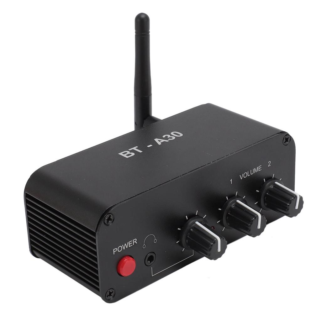 Bluetooth Sound Preamplifier 20dB Dual Op Amp NE5532 Stereo Preamp with RCA 3.5mm Port for Phono Turntable Speaker DC