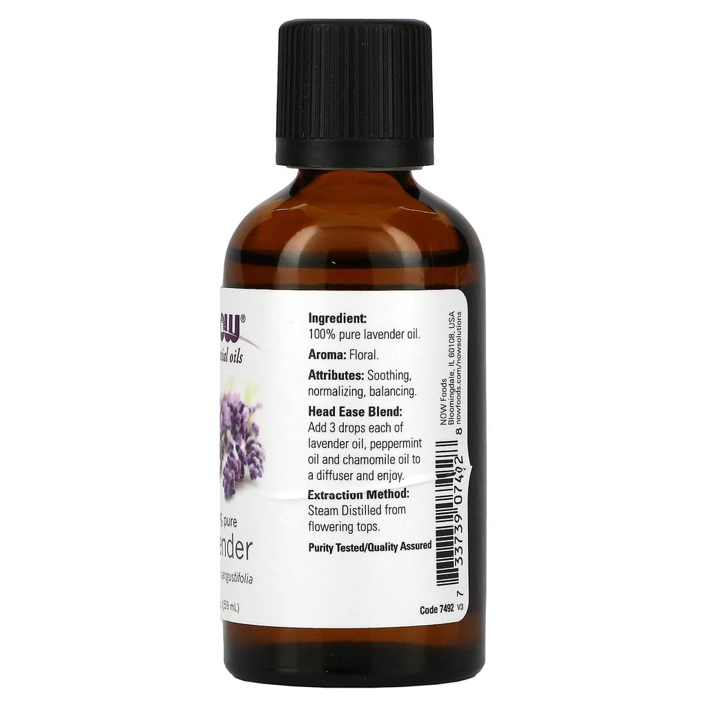 Now Foods Essential Oil, Lavender, 2 Fl Oz (59 Ml)