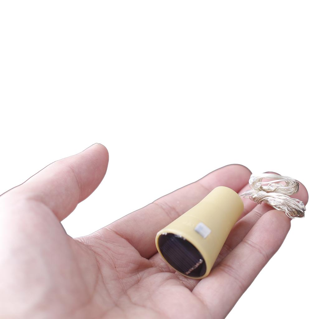 Солнечные 10LED 15LED 20LED лампы для бутылок вина пробковая форма гирлянда рождественская гирлянда медная проволока украшение для дома лампа