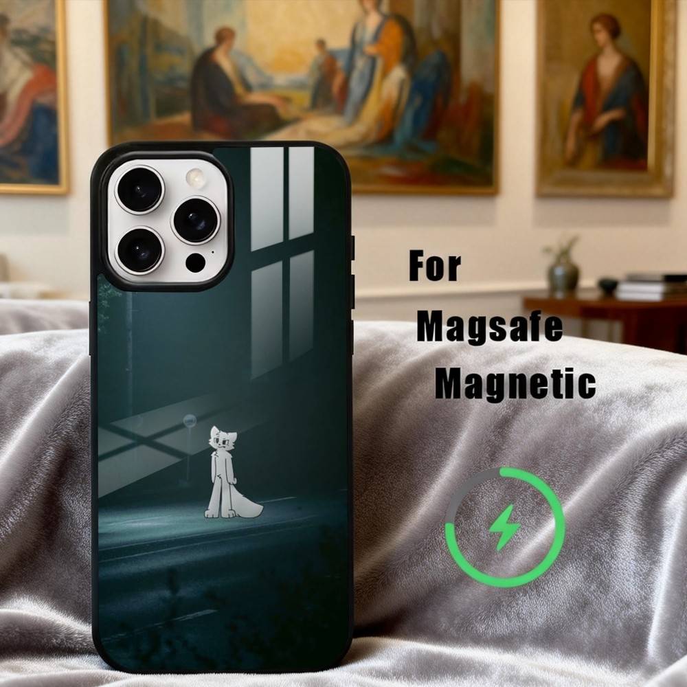 1PC C-Cute B-Boykisser -R Phone Case For iPhone17,16,15,14,13,12,11 Plus,Pro Max Magnetic For Magsafe Wireless Charging