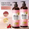 500ML Rosehip Oil Conditioner with Long Lasting Rose Fragrance for Nourished Smooth and Voluminous Hair Daily Hydrating Hair Mask