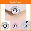 Stylish White Circle Ghost Pin Personalized Halloween Geometric Letter Alloy Brooch For Any