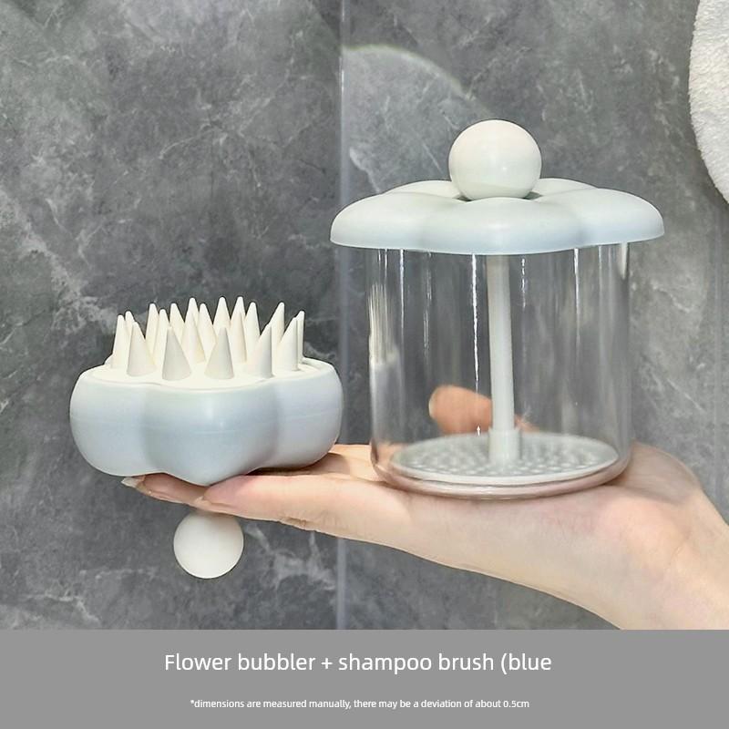 Shampoo Foaming Device, Bubble Facial Cleanser, Shower Gel Foaming Tool, Manual Bath and Hair Washing Foaming Device, Foam Magic Tool