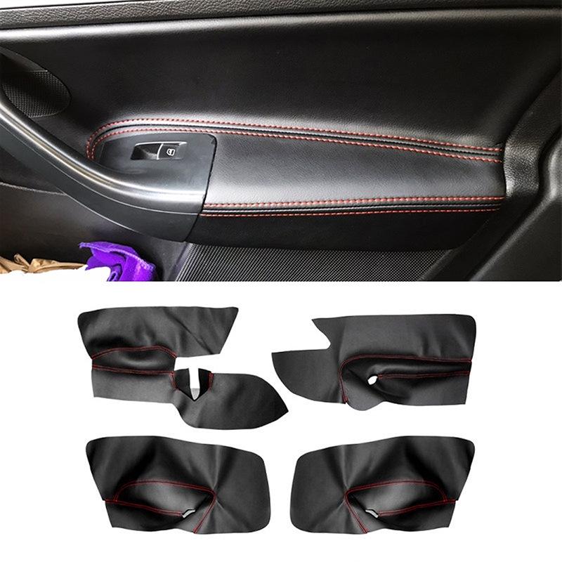 Совместимый кожаный подлокотник дверной панели для Volkswagen Sagitar, Golf 5, Jetta 2005-2010 годов выпуска