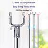 Telescopic Clothes Drying Pole with Hanger Hook