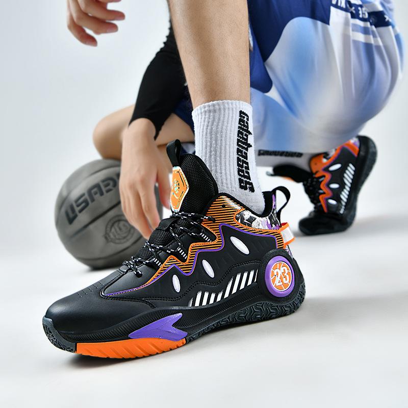 Летние новые баскетбольные кроссовки для мужчин и женщин, легкие, амортизирующие, кроссовки с толстой подошвой, для любителей износостойких кроссовок