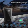 EAFC 12V Автомобильный пусковой аккумулятор 1000А/2000А/4000А Портативный Power Bank и Аварийный стартер-фонарик для Автомобилей Зарядка аккумулятора