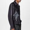 Louis Vuitton FW22 Кожаная куртка-пальто мужская черная 1AAVCA
