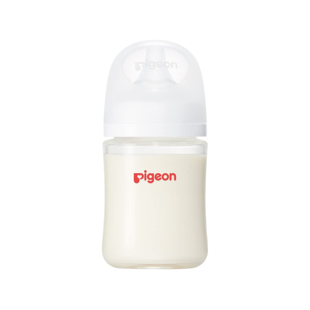 Pigeon Breastfeeding Feeling Baby Bottle, 160ml, for 0 months and up, Heat-Resistant Glass