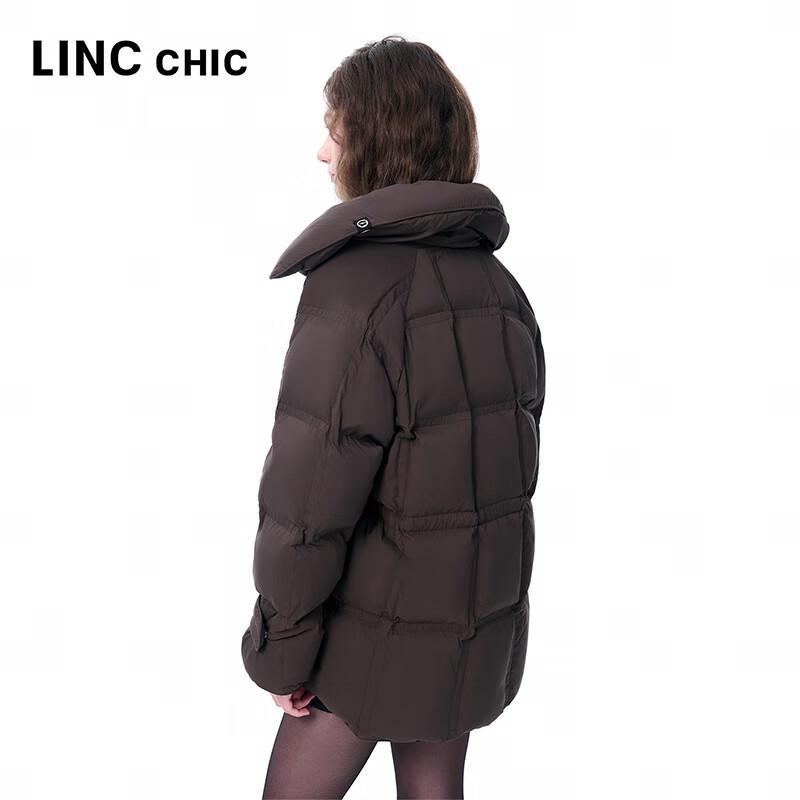 Женская короткая свободная пуховая куртка Jinyujie с большим воротником