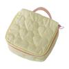 Spacious Zippered Makeup Bag for Skincare Essential Stylish Heart Print Toiletry Organizer Cosmetic Storage Container