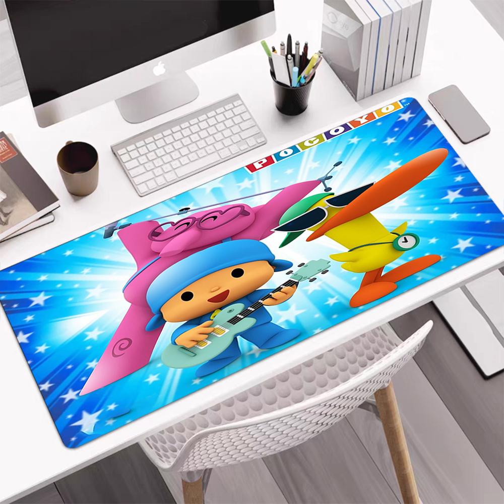 Pocoyo Theme Mouse Pad, Non Slip Rubber Base, Multifunctional Office & Home Decor, Perfect for Workspace Personalization.