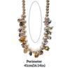 Dopamine Style Colored Zircon Necklace Sweet Pearl Choker Jewelry Pearl Beaded Necklace  Women