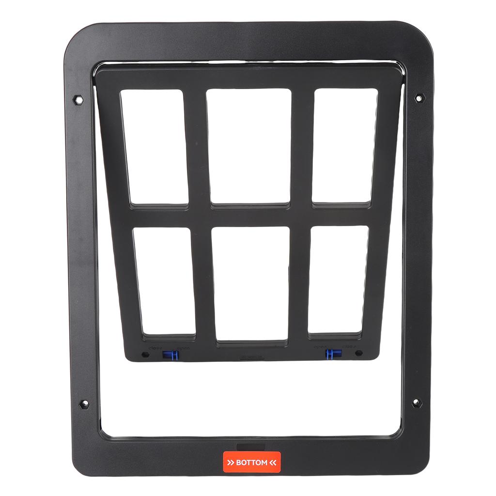 Пластиковая сетчатая дверь для собак Легкий доступ Улучшенная вентиляция Многофункциональная сетчатая дверь для питомцев Черный