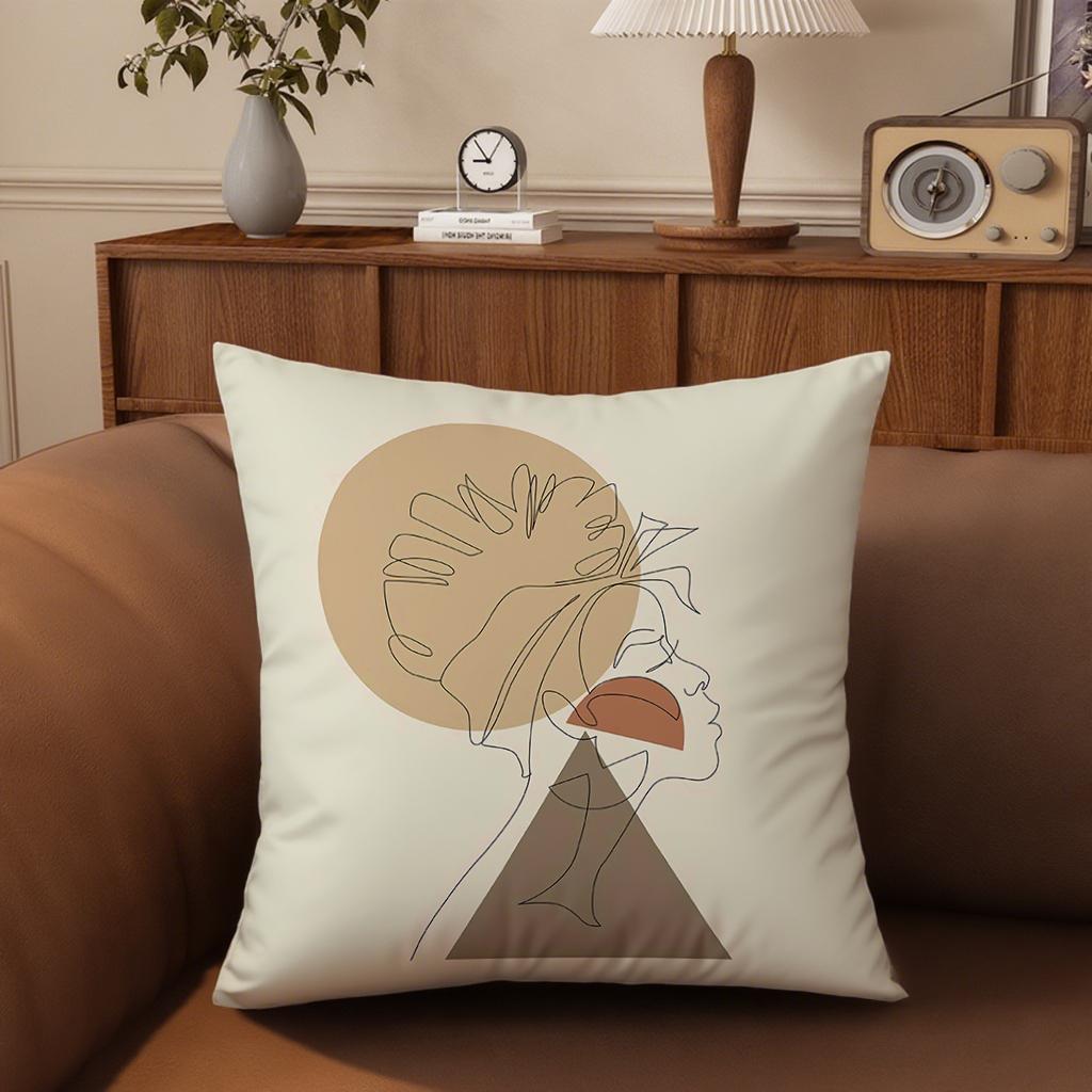 Наволочки с цветочным и пальмовым принтомПодходят для дивана, автомобиля, спальни, декоративные наволочки для подушек