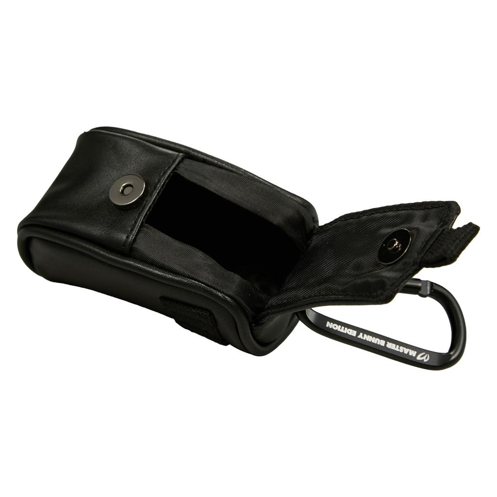 [Master Bunny] Ball Pouch (synthetic Leather, with Carabiner)  Golf  758-4184605 010Black