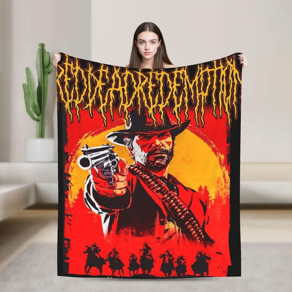 Arthur Morgan  Super Soft Blanket  Aesthetic Home Decor Flannel Bedspread Sofa Bed Cover