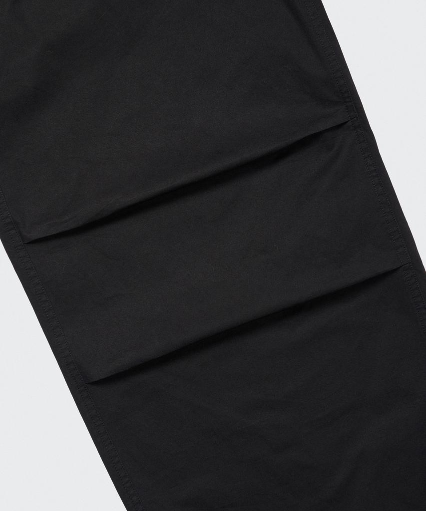 MUSINSA STANDARD WOMAN Женские хлопковые парашютные брюки [Черный]