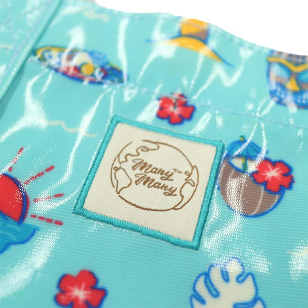 Marushin ManyMany Tote Many Hawaii World Pastel 0785005000 (Many Many) Bag, Design, Cute, Women's, Small, Gusseted,