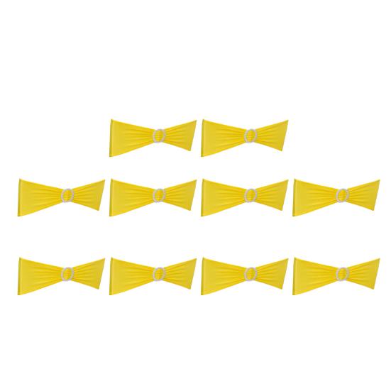 10Pcs Chair Back Flower Elastic Wrinkle-Resistant Chair Cover No-tie Chair Back Sleeve Hotels Weddings Decor