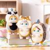 new Mofusand Shark Cat Cute Animal Vinyl Face Plush Pendant Keychain Bag DecorationCollection girl gift toy genuine figure