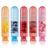 w Saveur de fruits comestibles Gel lubrifiant adulte Lube Huile de massage sexuel comestible