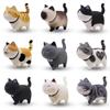 AAGWW Work Figure Cat Figure Kitten Toy Set Mini Toy Figure Cat Character Birthday Party Accessories Dark (9 Pieces)