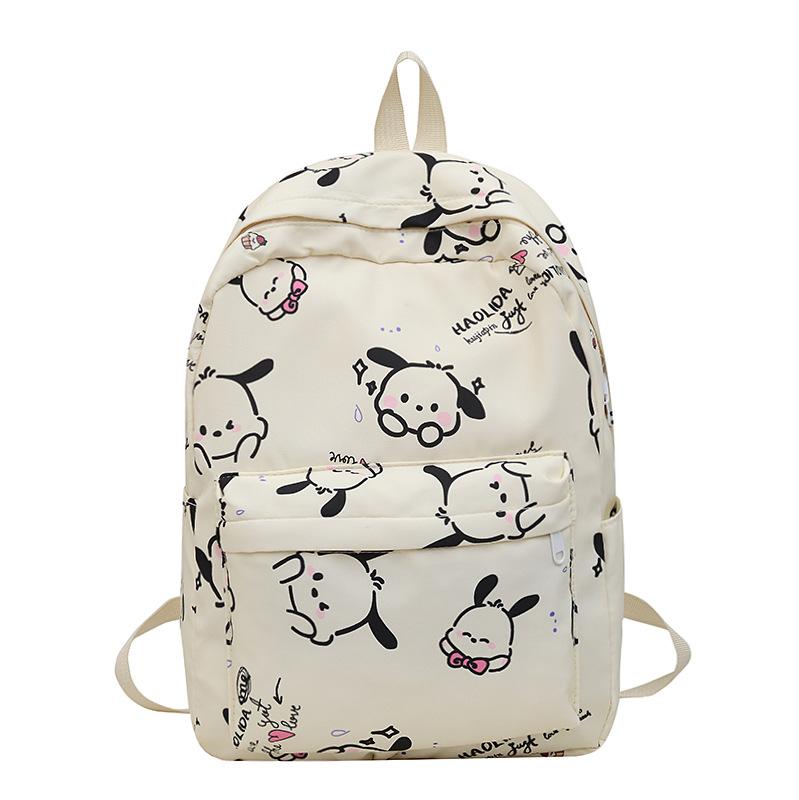 Printed Girl Backpack Junior High School Student Schoolbag High School Student Lightweight Large Capacity Backpack