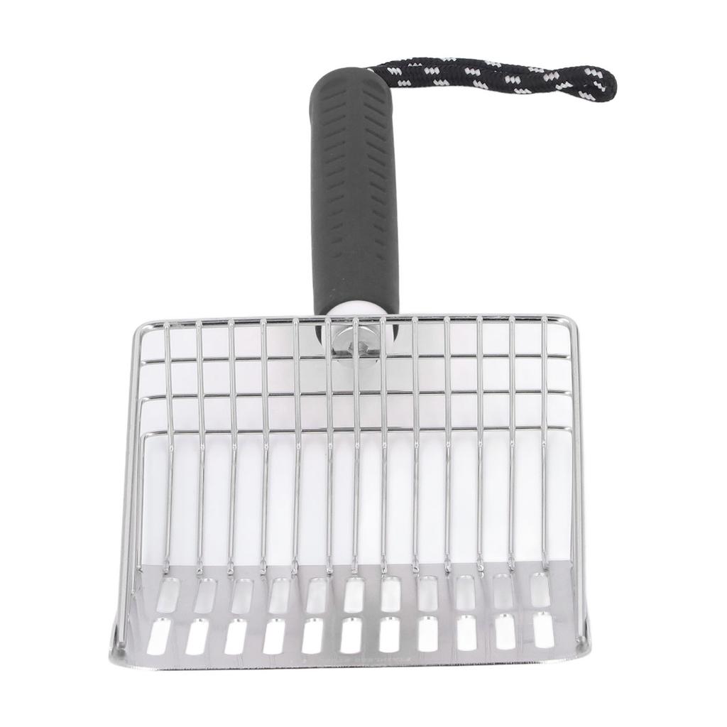 Совок для кошачьего туалета со съемной ручкой из нержавеющей стали 304, быстрая фильтрация, лопата для кошачьего туалета, лоток