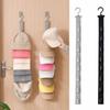Shock Proof Over-The-Door Hat Organizer Metal Hanging Cap Storage Hooks Hat Hanger Holder Wall