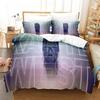 Комплект постельного белья Канье Уэст Односпальный Полуторный Двуспальный Кинг-сайз Комплект для кровати Взрослый Мальчики Спальня Наборы пододеяльников 3D-принт Аниме