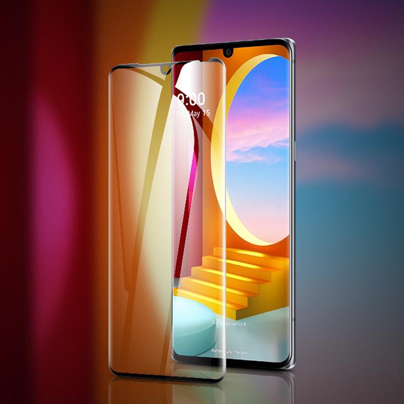 Для LG Velvet 6,8 "9H ультратонкая 3D изогнутая пленка из закаленного стекла с полным покрытием спереди