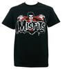 MISFITS Футболка с принтом Batfiend, приталенная, S M L XL 2XL, НОВАЯ, Унисекс