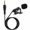 Portable Professional Grade Lavalier Microphone 3.5mm Jack Hands-free Omnidirectional Mic Easy